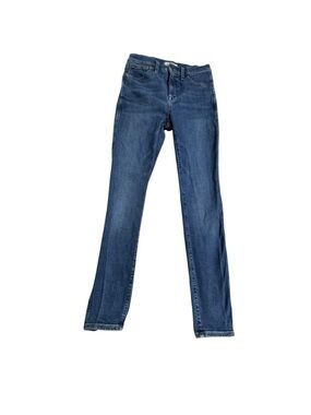 Madewell Women's 10” high rise skinny Jeans in Dark Blue Wash